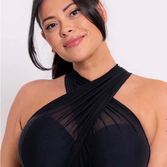 NWT Curvy Kate Wrapsody bandeau swimsuit - Picture 10 of 16